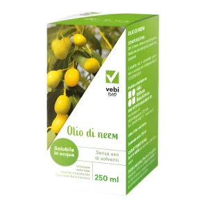 Olio Di Neem Vebi 250 Ml | Estratto Vegetale Naturale Solubile | Supporto Professionale Per Piante