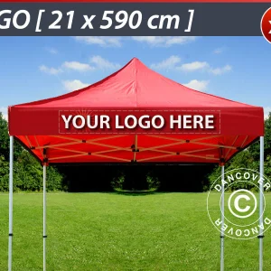 1 St. FleXtents Volant-Print 21x590cm, zentriert