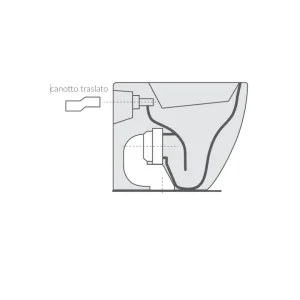 Canotto traslato per vaso h 36-34 cm